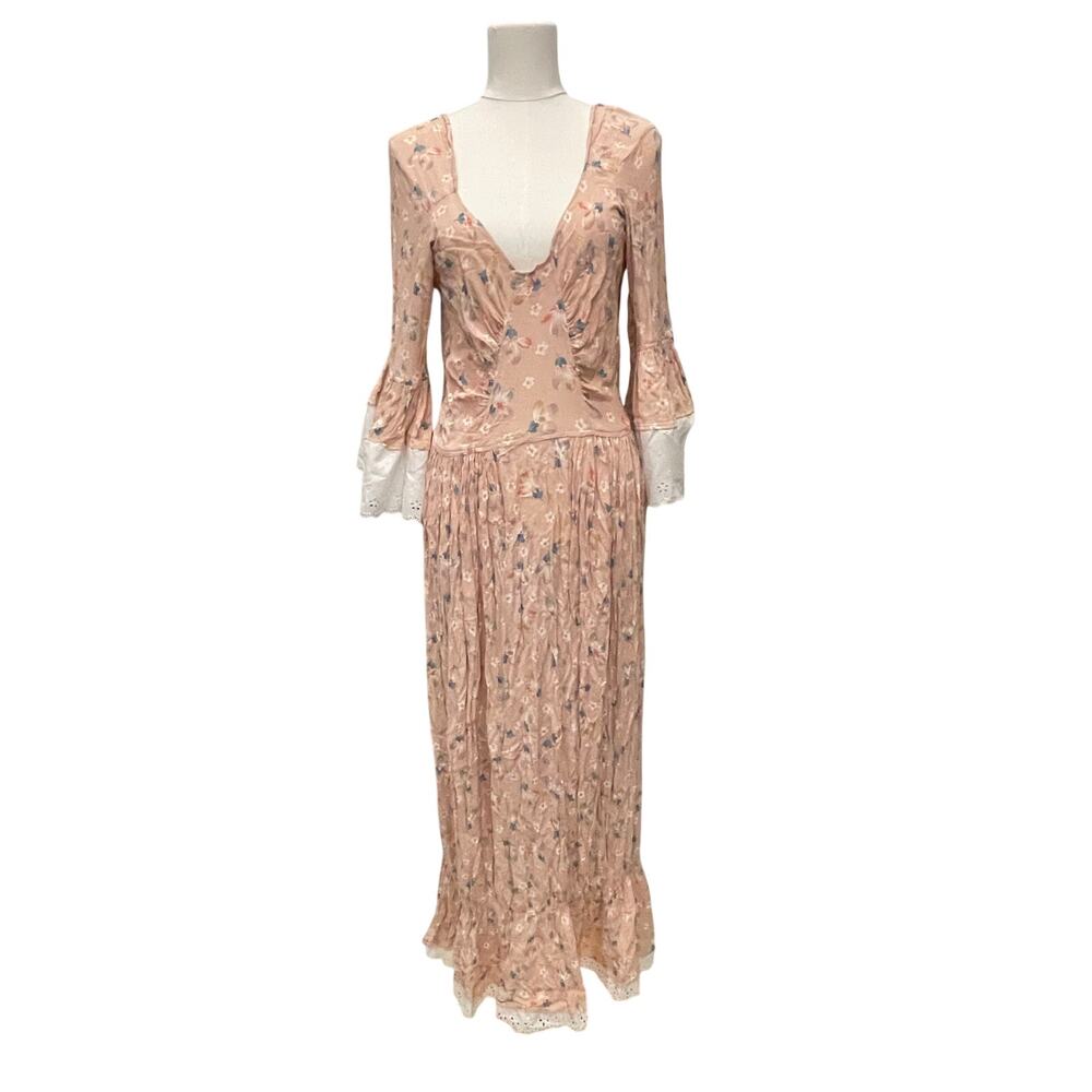 Marrika Nakk pink floral garment Dress Size :One size